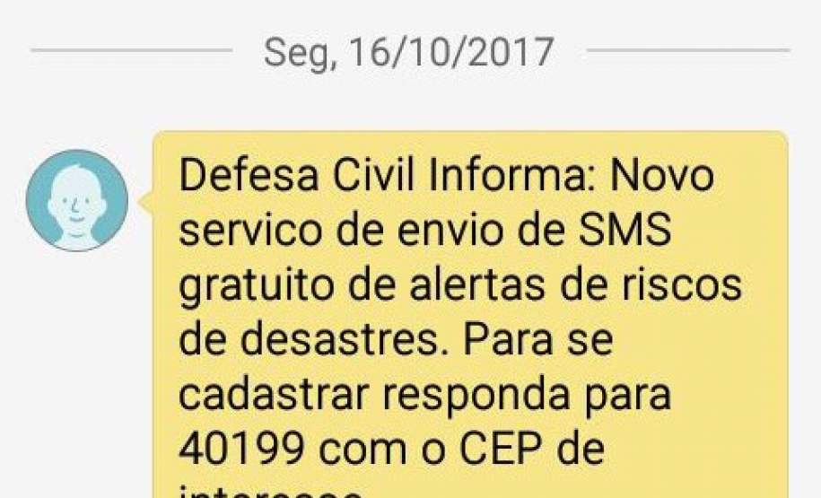 Moradores do Paraná já começaram a receber SMS para cadastramento do CEP Moradores do Paraná já começaram a receber SMS para cadastramento do CEP