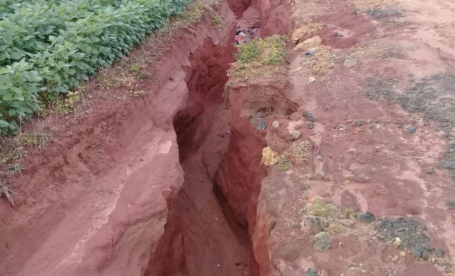 Créditos de imagem da COMPDEC de Tibagi