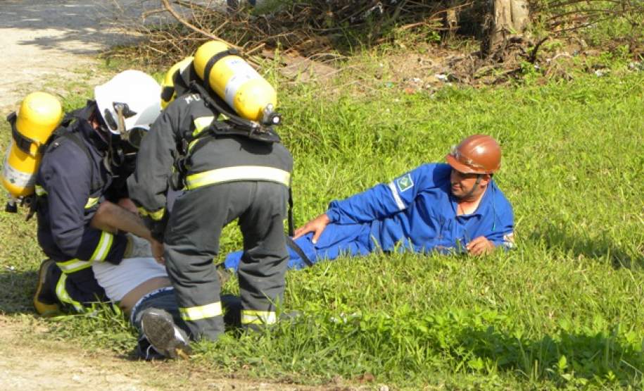 Fotos referentes ao exercídio realizado na quarta-feira (17).