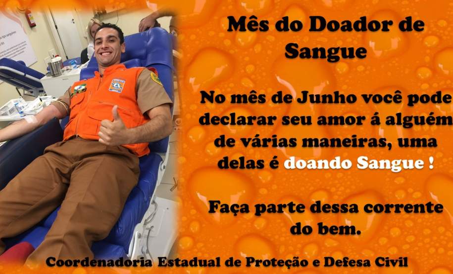 Mês do doador de sangue