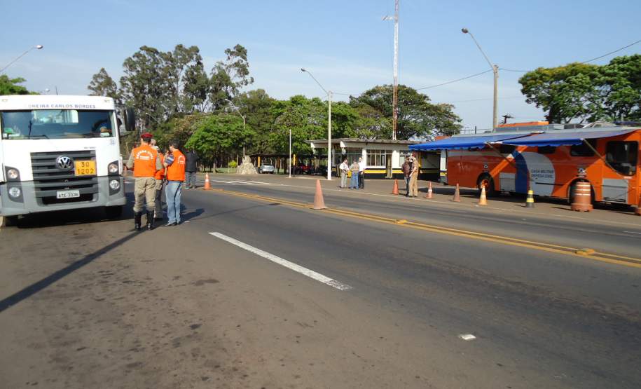 5ª COREDEC realiza fiscalização no transporte rodoviário de produtos perigosos