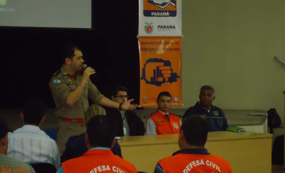 13ª COREDEC – Apucarana: Encerramento da Semana de Redução de Desastres  -  Maj Saqueta
