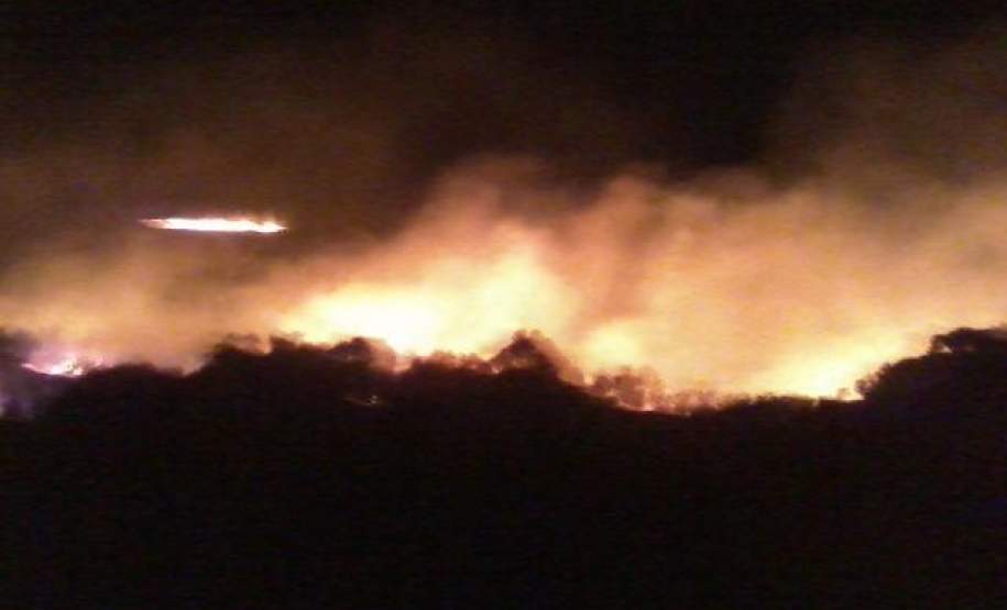 O Incêndio Ambiental aconteceu na Área do Parque Estadual de Vila Velha, em Ponta Grossa, tendo início ás 12h29min