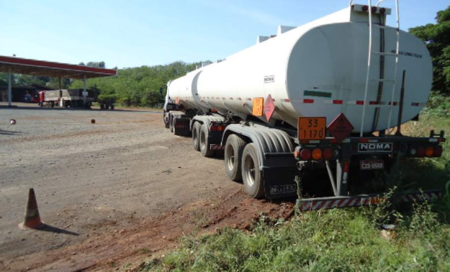 5ª COREDEC – vazamento de produtos perigosos na BR 376 Km 190,5 (Alcool hidratado).