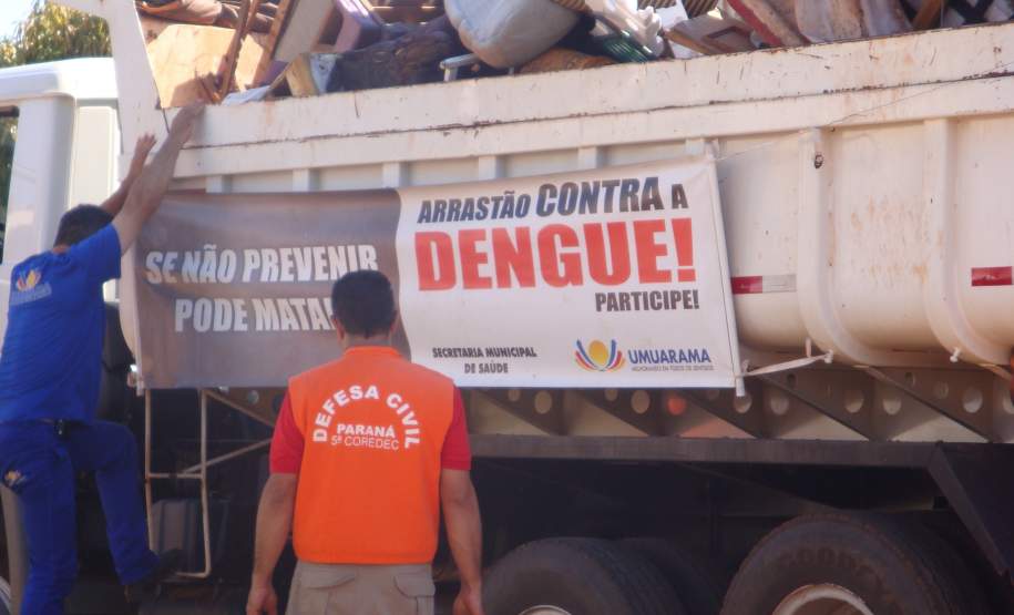 15ª Coordenadoria Regional de Defesa Civil participa do “Mutirão Contra a Dengue” em Umuarama - PR Mutirão contra a Dengue