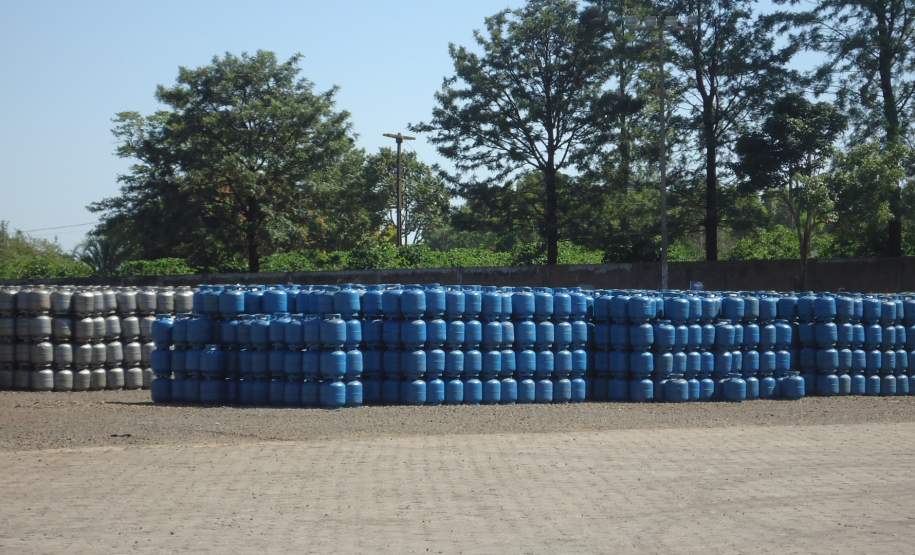 Foi realizado em empresa de Gás LP em Apucarana, mais uma fiscalização de produtos perigosos.