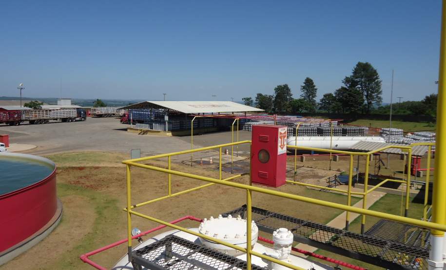 Foi realizado em empresa de Gás LP em Apucarana, mais uma fiscalização de produtos perigosos.