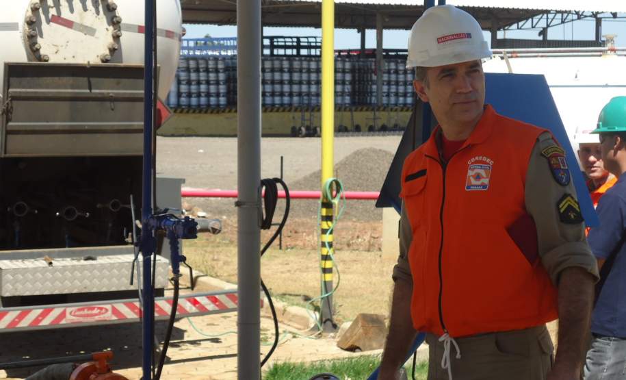 Foi realizado em empresa de Gás LP em Apucarana, mais uma fiscalização de produtos perigosos.