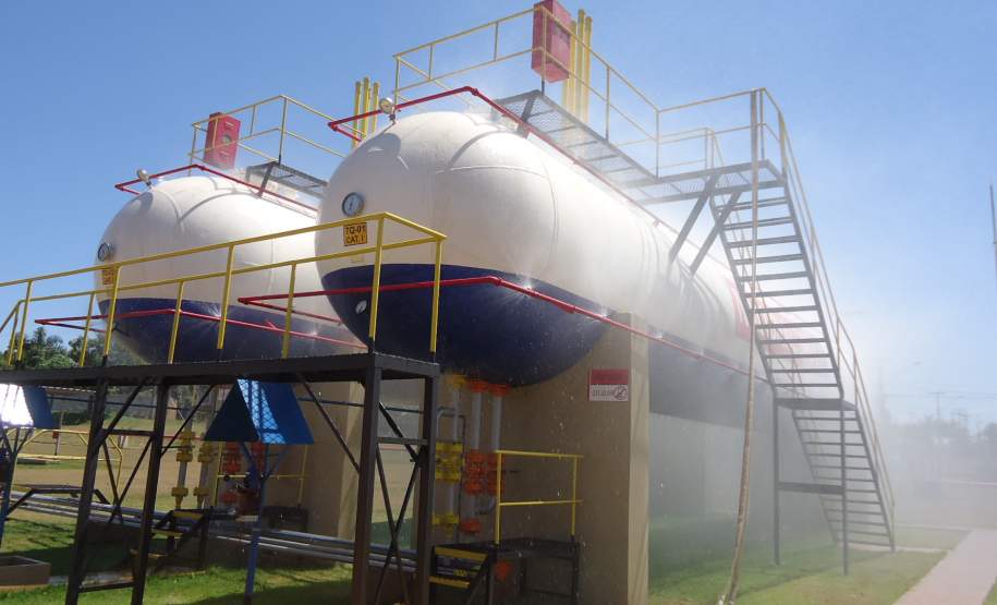 Foi realizado em empresa de Gás LP em Apucarana, mais uma fiscalização de produtos perigosos.