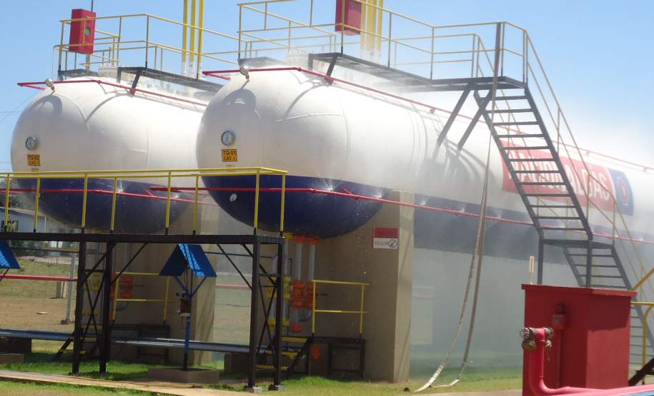 Foi realizado em empresa de Gás LP em Apucarana, mais uma fiscalização de produtos perigosos.