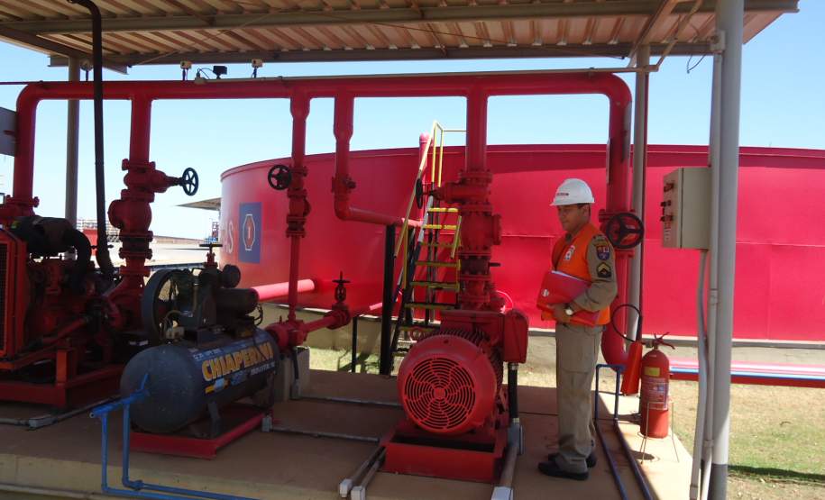 Foi realizado em empresa de Gás LP em Apucarana, mais uma fiscalização de produtos perigosos.