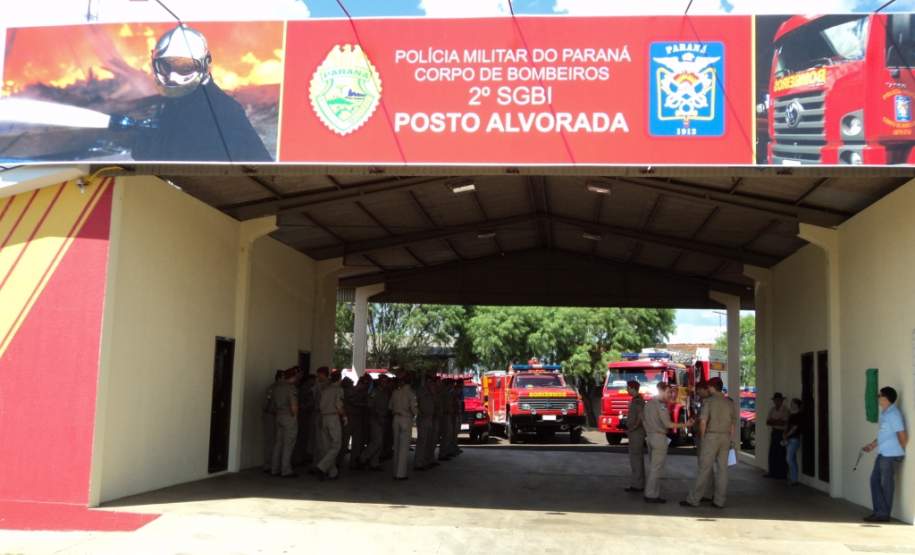 Fachada do Posto Alvorada - 2ºSGBI