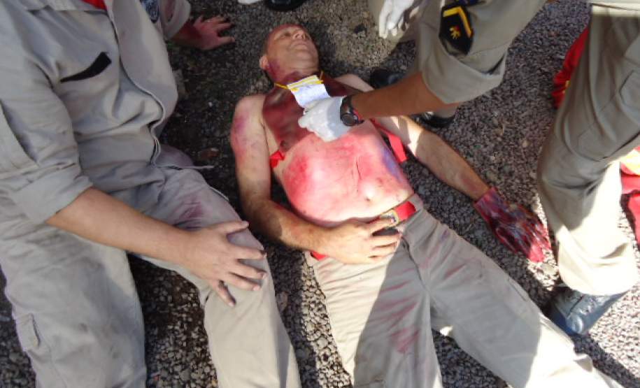 treinamento amuvi "explosão de glp" em Maringá.