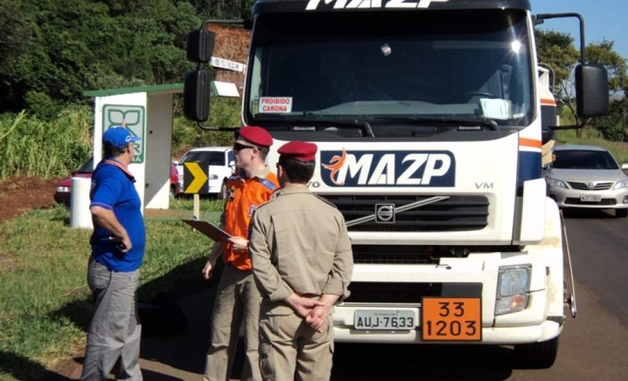 11ª COREDEC – Fiscalização no Transporte Rodoviário de Produtos Perigosos.