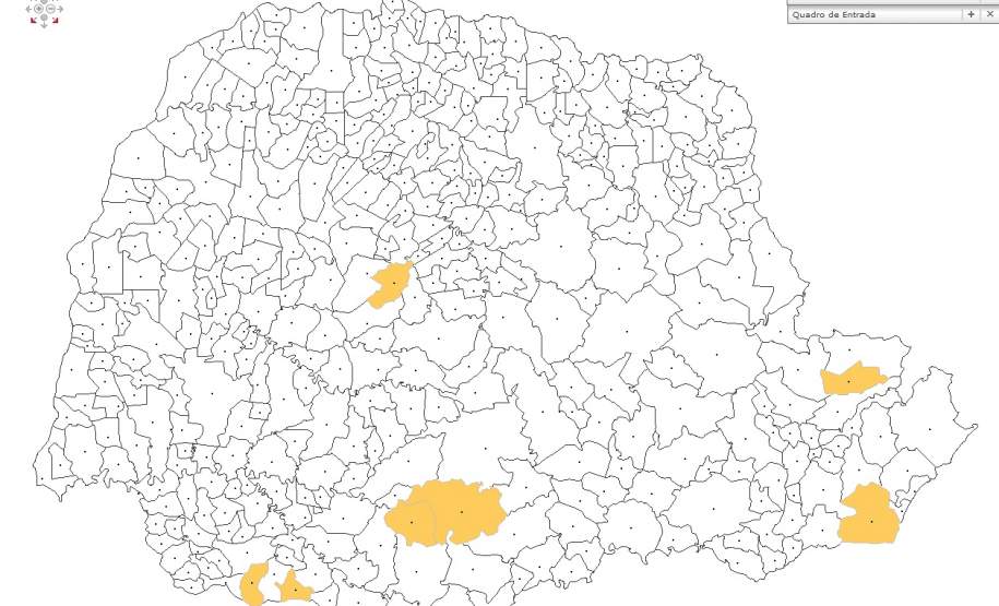 mapa de Ocorrências junho/2012 mapa de Ocorrências junho/2012