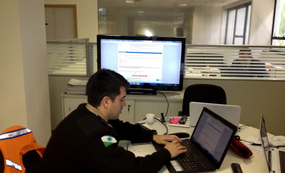 Defesa Civil Estadual atento no monitoramento das chuvas em todo Paraná.