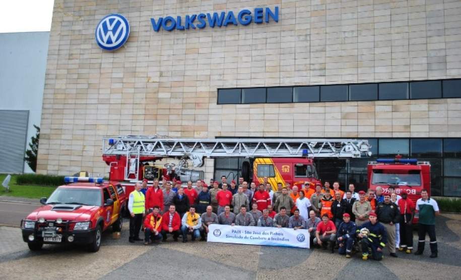 Simulado de Combate a Incêndio PAM São José dos Pinhais.