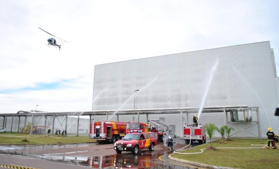 Simulado de Combate a Incêndio PAM São José dos Pinhais.
