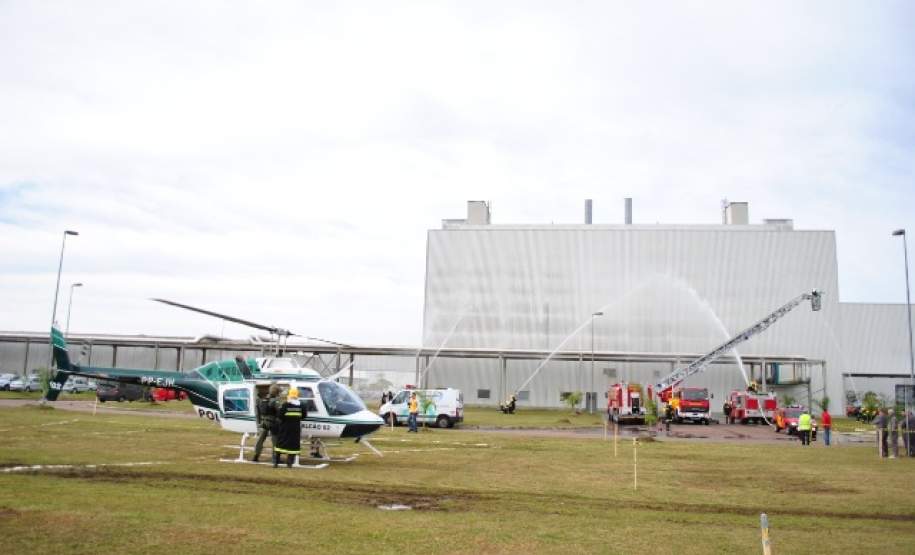 Simulado de Combate a Incêndio PAM São José dos Pinhais.