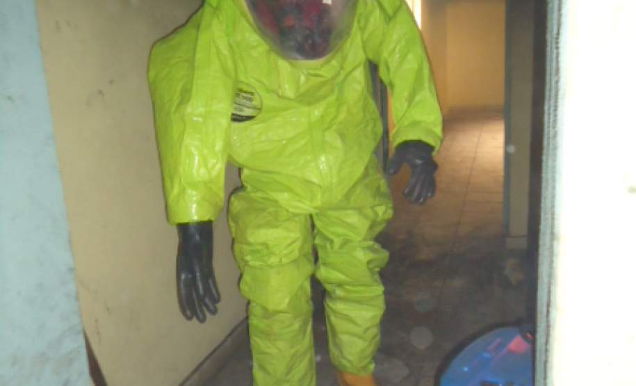 treinamento de alunos envolvendo produtos perigosos.