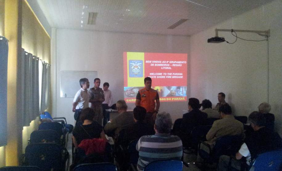 Coordenadoria Estadual de Defesa Civil (Cedec) e 8º Grupamento de Bombeiros (8º GB) recebem comitiva do Japão para estudo na área de monitoramento alerta e alarme.