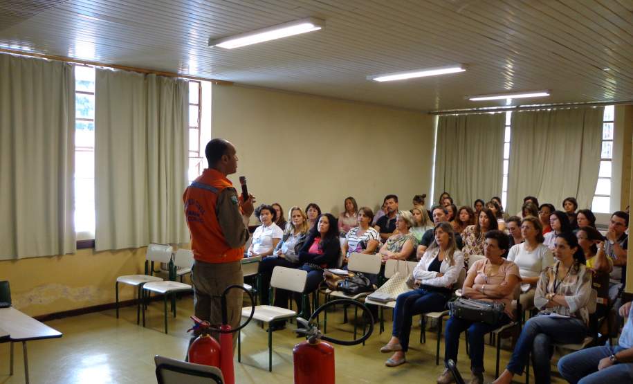 4ºSGBI treina professores para Brigada Escolar