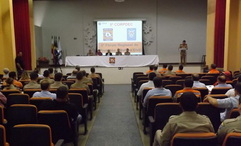 2º Fórum Regional de Proteção e Defesa Civil da 5ª CORPDEC
