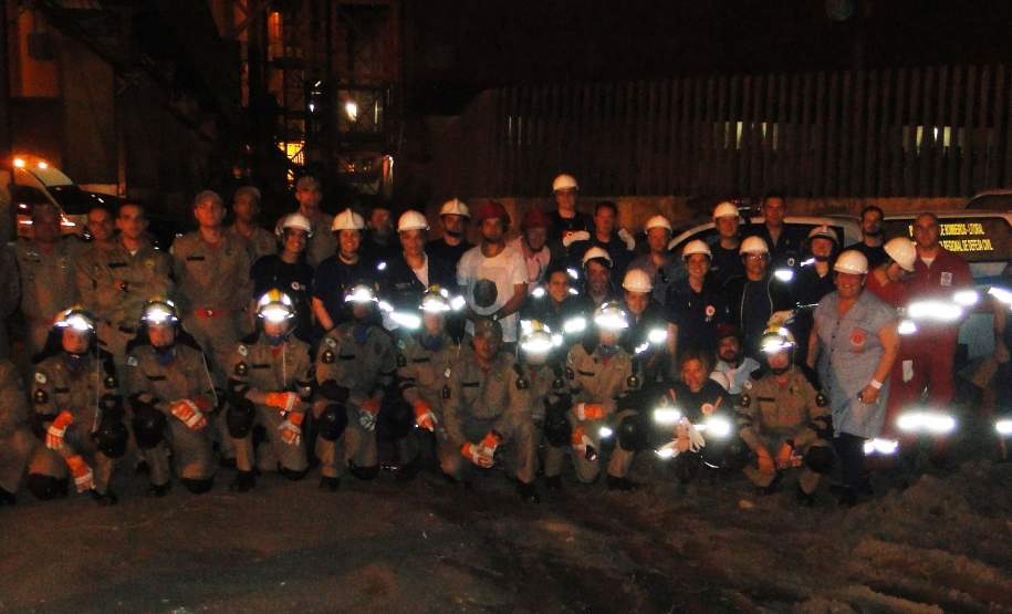 8º Grupamento de Bombeiros realiza capacitação para médicos e enfermeiros do SIATE E SAMU.