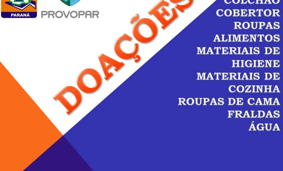 Campanha de doações Campanha de doações