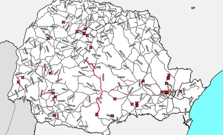 Mapa de trafegabilidade Mapa de trafegabilidade