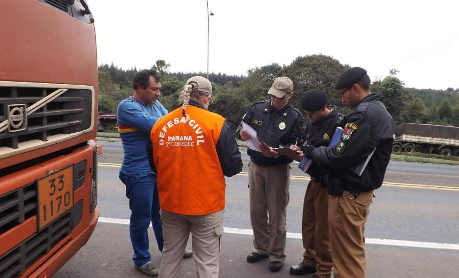 2ª CORPDEC Realiza Fiscalização ao Transporte Rodoviário de Produtos Perigosos 2ª CORPDEC Realiza Fiscalização ao Transporte Rodoviário de Produtos Perigosos
- No dia 11 de Julho de 2014, a 2ª CORPDEC realizou Fiscalização no Transporte Rodoviário de Produtos Perigosos no Posto da Polícia Rodoviária Federal do Município de Irati - BR 277, km 245