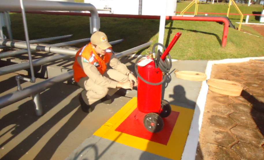 A 15ª Coordenadoria Regional de Proteção e Defesa Civil – 6º Subgrupamento de Bombeiros Independente realizou no dia 29 de Julho de 2014, fiscalização na  empresa Stang Distribuidora de Petróleo no município de Umuarama - PR, verificando os meios de segurança utilizados no armazenamento e manuseio de produtos perigosos.