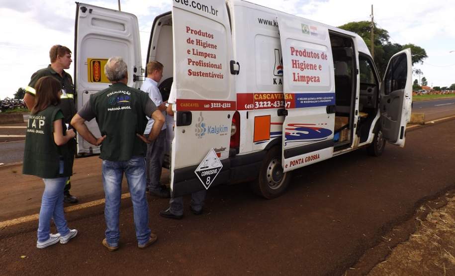 A 9ª Coordenadoria Regional de Proteção e Defesa Civil (9ª CORPDEC) organizou uma operação integrada de fiscalização em transporte rodoviário de produtos perigosos.