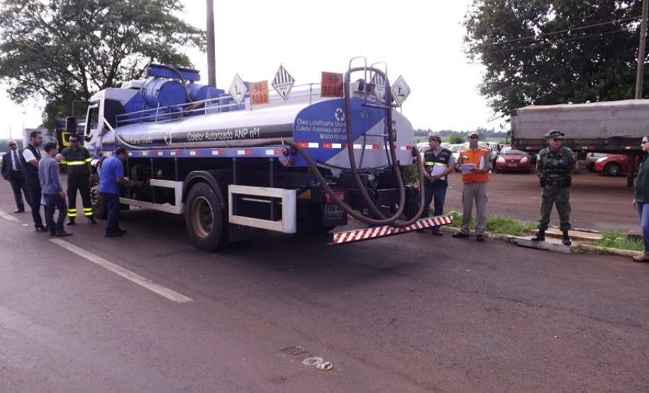 A 9ª Coordenadoria Regional de Proteção e Defesa Civil (9ª CORPDEC) organizou uma operação integrada de fiscalização em transporte rodoviário de produtos perigosos.
