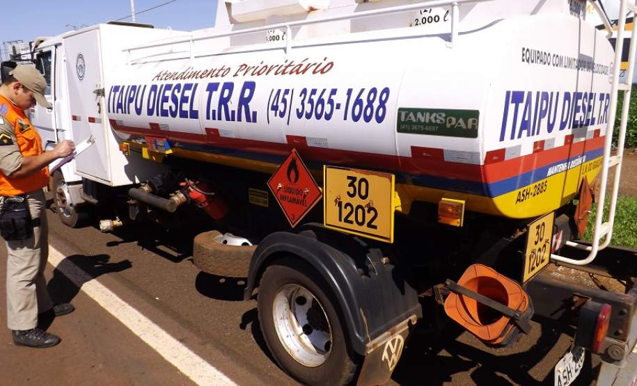 A 9ª Coordenadoria Regional de Proteção e Defesa Civil (9ª CORPDEC) organizou uma operação integrada de fiscalização em transporte rodoviário de produtos perigosos.
