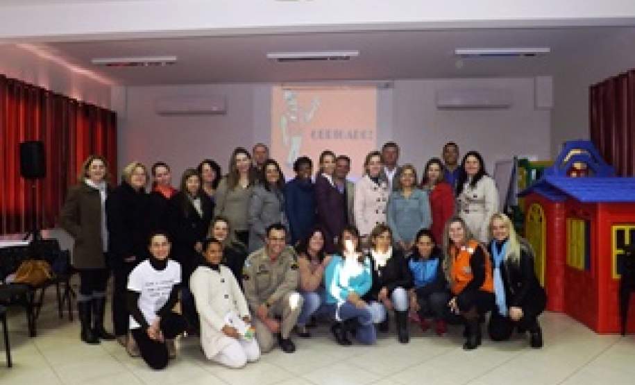 Profissionais participantes no município de Medianeira.