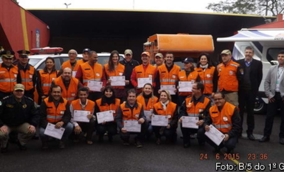 1ª CORPDEC realiza entrega de certificados aos participantes do treinamento SISDC