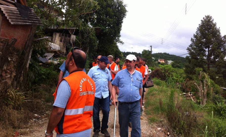 COORDENADORIA ESTADUAL DE PROTEÇÃO E DEFESA CIVIL PROMOVE TREINAMENTO PARA AVALIAÇÃO DE RISCOS DE DESLIZAMENTOS.