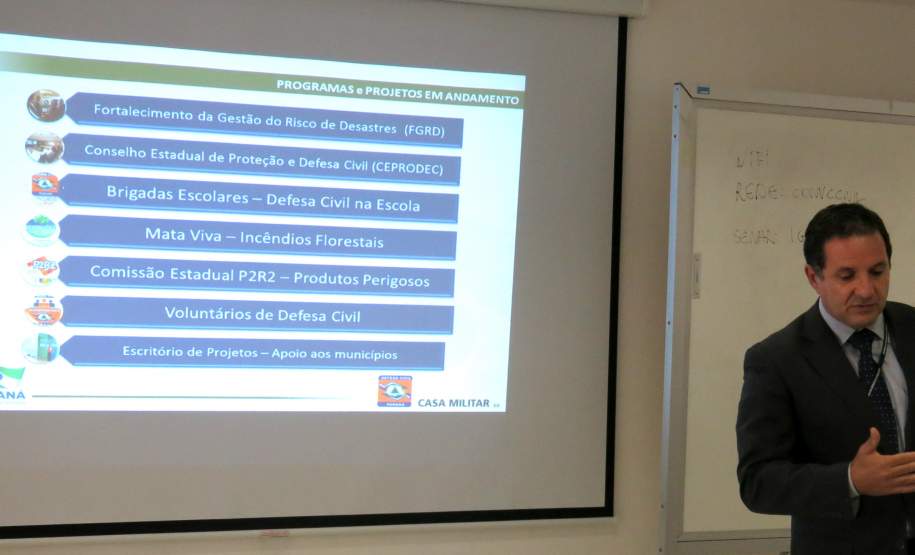 No dia 14/06, o Coordenador Executivo de Proteção e Defesa Civil, Ten- Cel