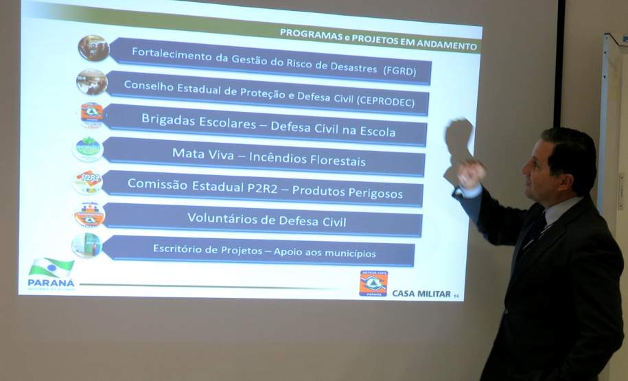 No dia 14/06, o Coordenador Executivo de Proteção e Defesa Civil, Ten- Cel