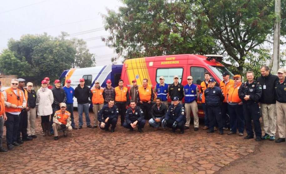 Simulado REER e 9ª CORPDEC Integrantes do simulado