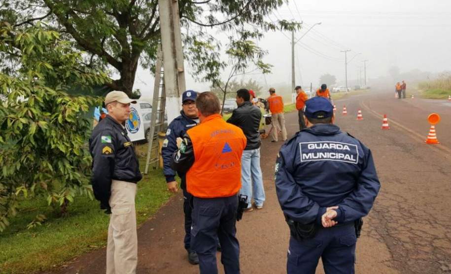 Simulado REER e 9ª CORPDEC Interação entre as equipes