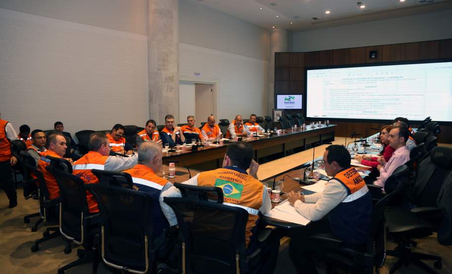 Conselho de Proteção e Defesa Civil quer alteração na legislação do setor Reunião do Conselho Nacional de Proteção e Defesa Civil, no Palácio Iguaçu, em Curitiba, com a participação do secretário nacional Renato Ramlow.Curitiba, 13/10/2016.Foto: Orlando Kissner/ANPr