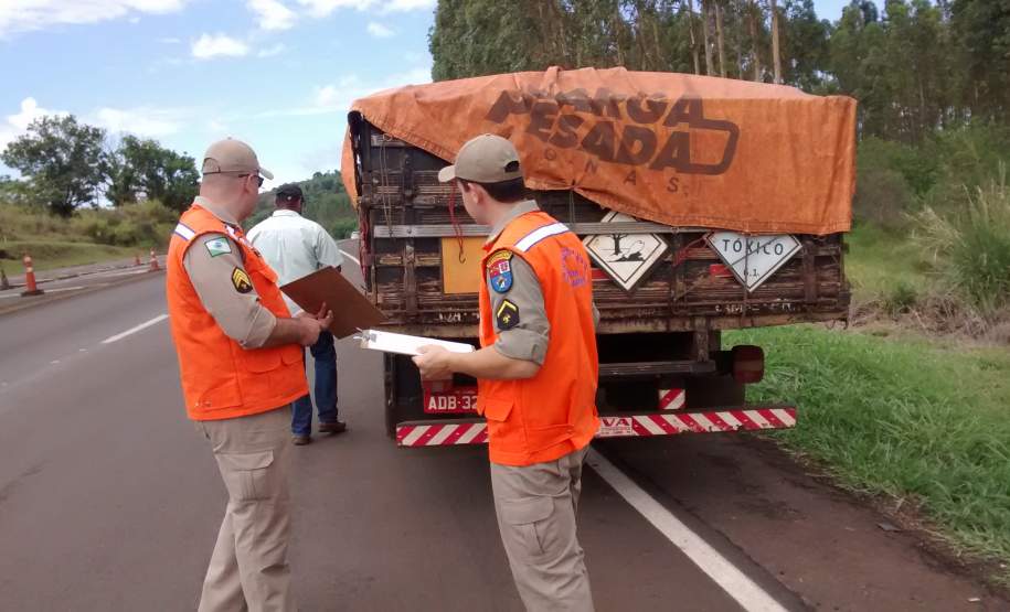Fiscalização Produtos Perigosos Posto PRv Londrina-Pr. Fiscalização Produtos Perigosos Posto PRv Londrina-Pr.