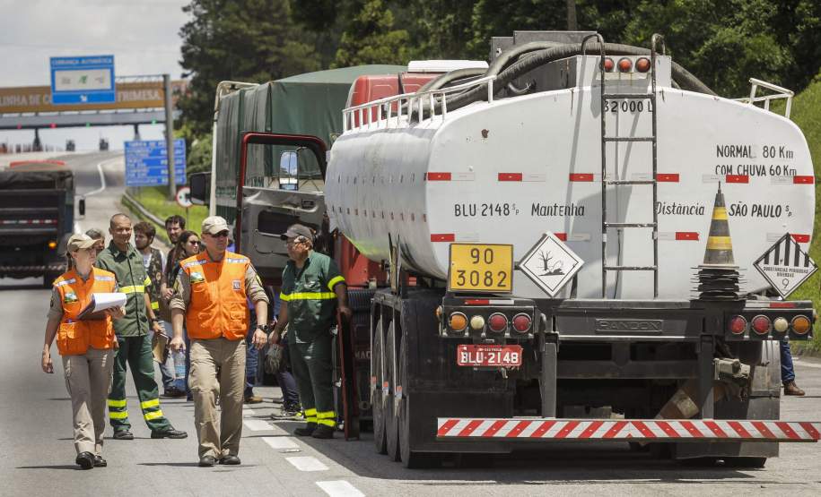 Operação de fiscalização de produtos perigosos é feita em cinco estados Os estados do Paraná, Santa Catarina, Rio Grande do Sul, Mato Grosso do Sul e São Paulo promoveram nesta quinta-feira (10), de forma simultânea, uma operação de abordagem e fiscalização dos veículos que transportam produtos perigosos