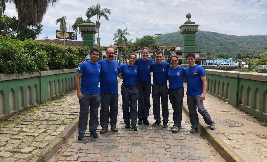 Coordenadoria Estadual de Proteção e Defesa Civil realiza simulado de abandono de área na comunidade Rio Sagrado, no município de Morretes.