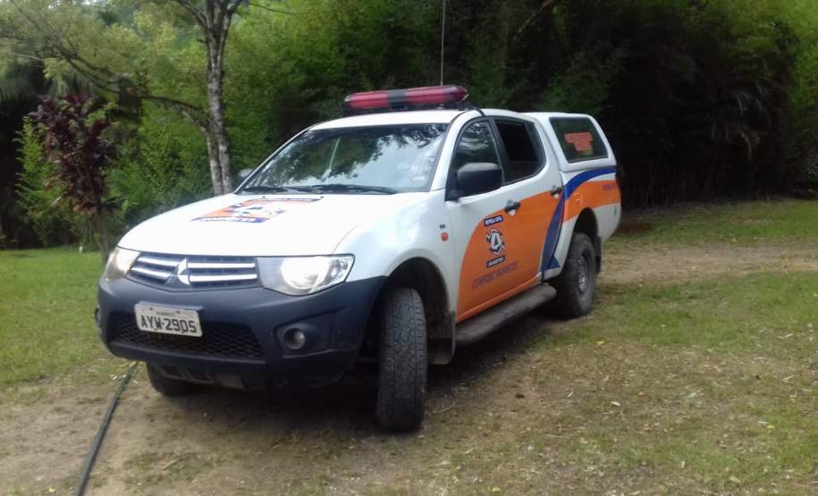 Coordenadoria Estadual de Proteção e Defesa Civil realiza simulado de abandono de área na comunidade Rio Sagrado, no município de Morretes.