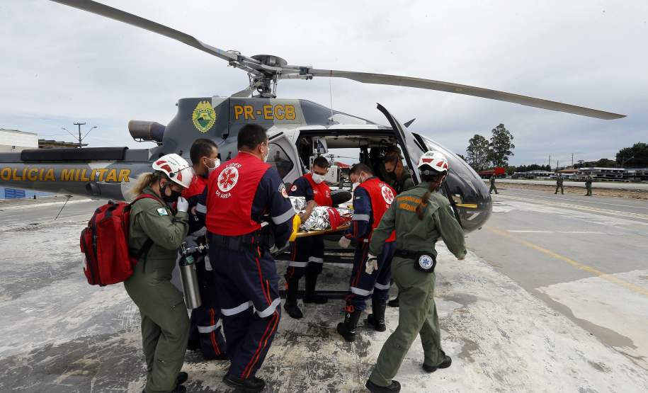 Simulado da força nacional do SUS