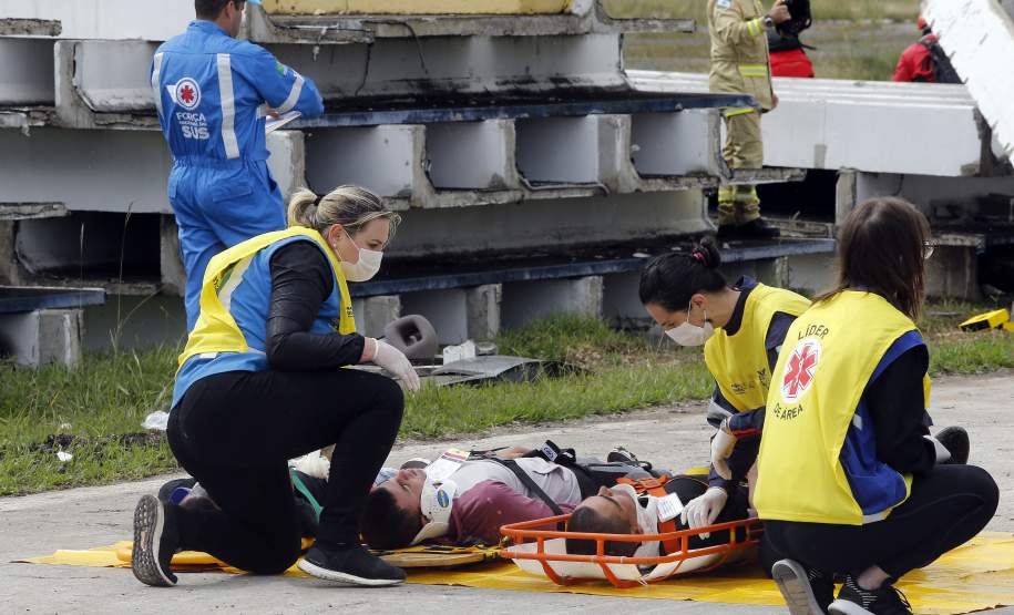 Simulado da força nacional do SUS