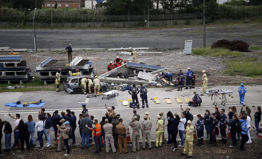 Simulado da força nacional do SUS